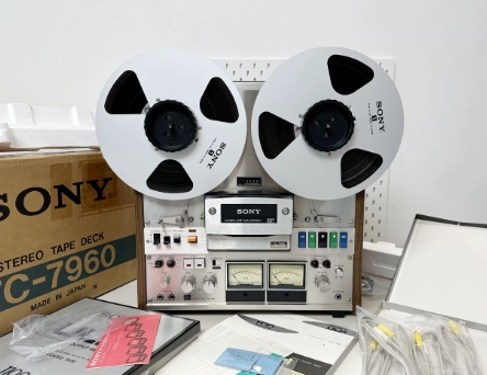 【全新罕见】1975年索尼SONY TC-7960开盘机 4轨10寸双向录音机皇