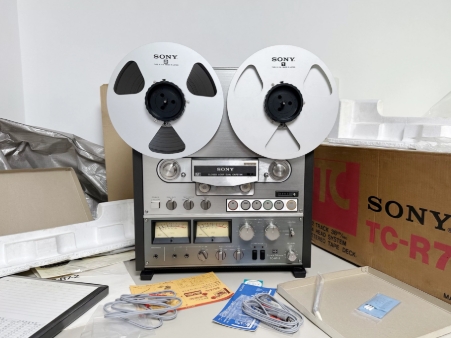 【全新罕见】1977年索尼SONY R7-2磁带开盘机 2轨4轨双速超级机皇