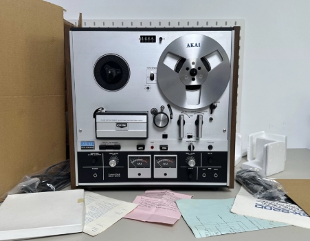【全新罕见】1975年雅佳AKAI GX220D 开盘机 7寸4轨3速录放机型