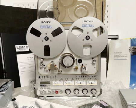 【全新罕见】1992年南瓜NAGRA D 移动数字开盘机 磁头+磁鼓录音机