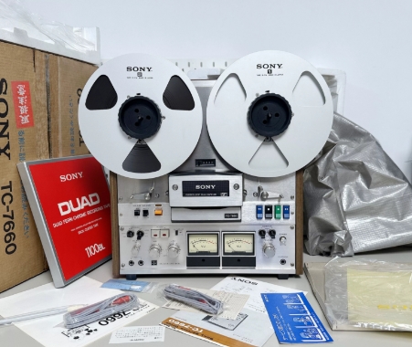【全新罕见】1975年索尼SONY TC-7660开盘机 4轨超级磁带录音机