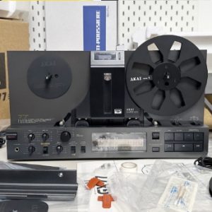 【全新罕见】1981年雅佳AKAI GX77BL 6磁带头7寸双向超级开盘机皇