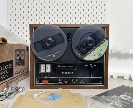 【全新稀少】1974年松下TECHNICS RS-724U小型开盘机3磁头2轨机型