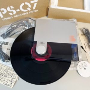 【全新罕见】1982年索尼SONY PS-Q7 黑胶唱片机 便携款电锯机型