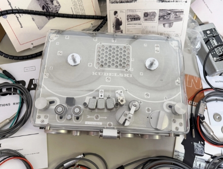 【全新罕见】1957年南瓜NAGRA III 移动式开盘磁带机录音机播放器
