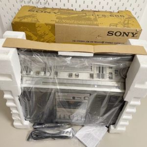 【全新全套】1978年索尼SONY CFS686 手提磁带录音机低音重型机型