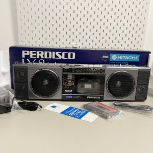 【全新罕见】1983年日立HITACHI LX2 全金属单卡手提磁带录音机皇