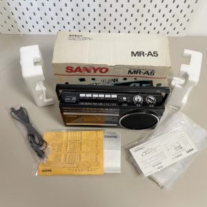 【全新稀少】1979年三洋SANYO MR-A5 手提磁带录音机单卡外放机型