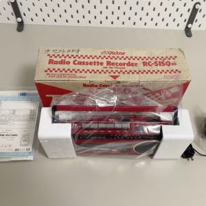 【全新稀少】1979年胜利VICTOR RC-S150 小型单卡手提磁带录音机