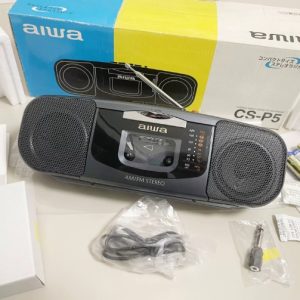 【全新】1992年爱华AIWA CS-P5 迷你手提磁带录音机 外放一体机
