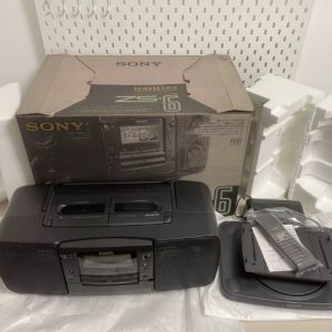 【全新罕见】1993年索尼SONY SH-ZS6 磁带+CD+收音 旋转播放机型