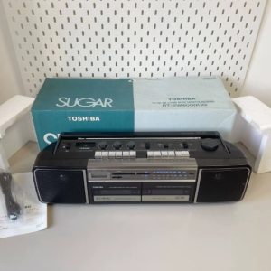 【全新稀少】1981年东芝TOSHIBA RT-SW400 多功能 双卡磁带录音机