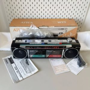 【全新稀少】1987年爱华AIWA CS-W22 磁带录音机 双卡多功能机型
