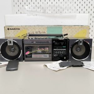 【全新罕见】1982年三洋SANYO MR-FF2组合磁带录音机 多功能机型