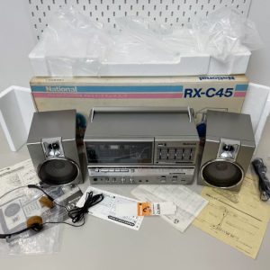 【全新罕见】1983年松下NATIONAL RX-C45 组合磁带高音质录音机
