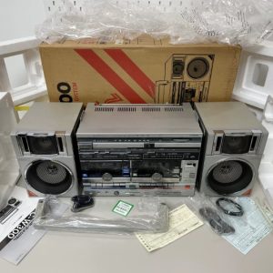 【全新罕见】1984年胜利VICTOR PC-W300 组合磁带机 超级双卡机皇