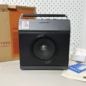 【全新稀少】1985年索尼SONY TCM-1390 手提户外磁带 重低音机型