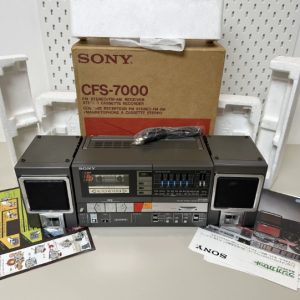 【全新罕见】1984年索尼SONY CFS-7000 磁带录音机电控高音质机型