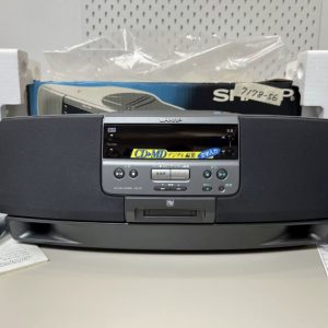 【全新罕见】1994年夏普SAHRP MD-Z3 手提户外CD+MD音箱外放机型