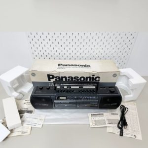 【全新稀少】1992年松下PANASONIC RX-FW25 手提双卡磁带多功能机