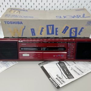 【全新罕见】1987年东芝TOSHIBA RT-SW70 手提磁带异形双卡机型