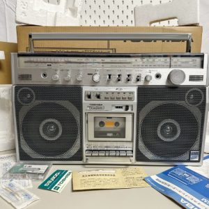 【全新罕见】1980年东芝TOSHIBA RT-898OSM 6扬声+MQJS磁带录音机