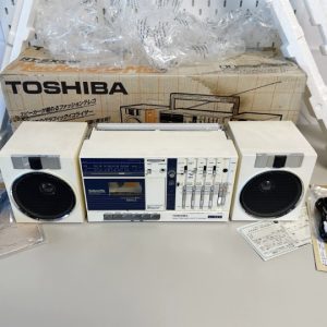 【全新罕见】1983年东芝TOSHIBA RT-SX3 磁带录音机 多功能组合机