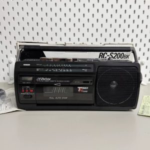 【全新稀少】1988年胜利VICTOR RC-S200 磁带录音机 单卡收音机型