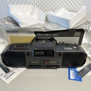 【全新罕见】1987年索尼SONY CFD-DW95 磁带+CD+收音一体旗舰机型