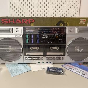 1981年夏普SHARP GF-757手提磁带录音机 大功率经典
