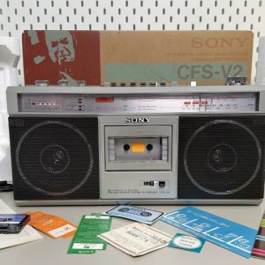 1980年索尼SONY CFS-V2 手提磁带录音机重磅多频机型