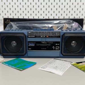 1985年夏普SHARP Z11 手提磁带录音机单仓双卡三防机