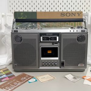 1978年索尼SONY CF-6500II经典户外手提磁带收录音机