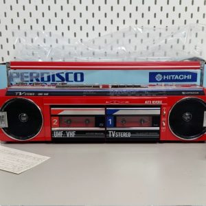 1982年日立HITACHI TRK-W505手提磁带收音录音机
