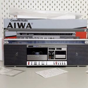 1981年爱华AIWA CS-W7手提磁带+微型磁带双仓录音机