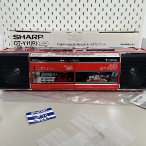 1987年夏普SHARP QT-Y11手提磁带录音机 智能双卡机