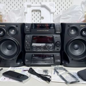1995年松下PANASOINIC CH340G 双仓磁带+5碟CD组合机