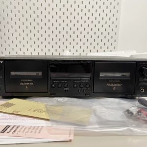 2001年索尼SONY TC-WE475 磁带座机 双卡HX-PRO机型