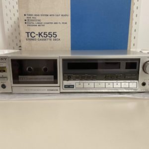1982年索尼SONY TC-K555 磁带座机BSL双主轮电控机型