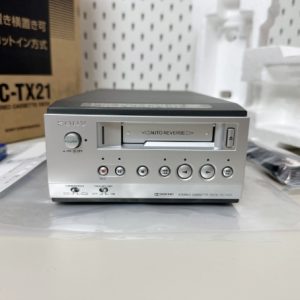 2001年索尼SONY TC-TX21磁带座机 小型录放推入机型