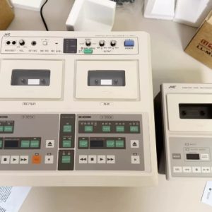 1990年胜利JVC LL-M80+M10专业双卡磁带电控录音座机