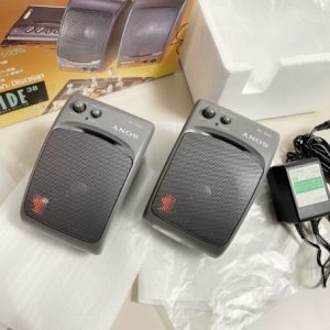 索尼SONY SRS-38 便携式移动小音箱 有源音响组合怀旧套