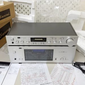 1984年山水SANSUI C77+B77 前级+后级放大器组合套装