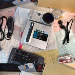 1997年索尼SONY DSC-MD1 数码相机+MD外放录音机型